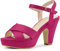 Allegra K Sandalias Tacón Grueso Correa De Tobillo Plataforma para Mujer Hotpink 39