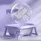 K IKIDO Große Baby Badewanne faltbar für Babys von 0-36 Monaten Ergonomische Babywanne (violett)