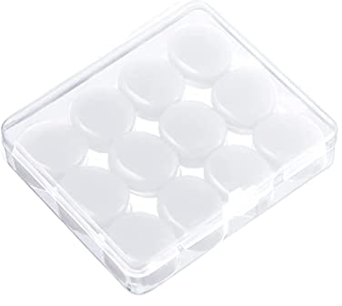 12 Stück Gel Ohrstöpsel Wiederverwendbare mit Box Silikon Ohrstöpsel Wasserdichte Ohrstöpsel Geräuschunterdrückung Ohrstöpsel für Erwachsene Kinder Ohrstöpsel für Schwimmen