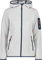 CMP - Damen-Knit-Tech-Jacke mit fester Kapuze, Knochenrotes Fluo, D34