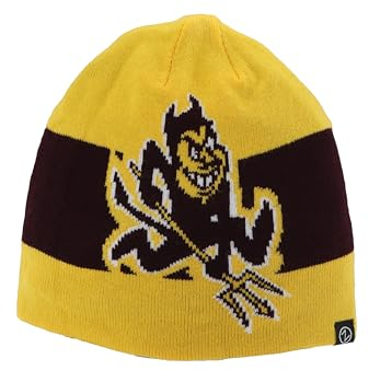 Zephyr Unisex-Erwachsene NCAA Offiziell lizenzierte, Rückseite Beanie Mütze, Team-Farbe, Einheitsgröße