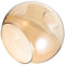 Globe En Verre Ensemencé Abat-Jour De Remplacement À Col Ouvert Garde Couvercle Pour Applique Murale Lampes Suspendues Ambre