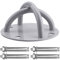 Anclaje de Techo - Soporte de Montaje en Pared o Techo para Correas de suspensión,Saco de boxeo, Anillos de Gimnasia, Columpios y Hamaca de Yoga, Banda de Resistencia, Cuerda de Batalla