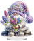 DIY Diamond Painting Tisch Deko, 5D Diamant Painting Zwerg Tischdeko, Diamant Malerei Stehend Kunst Set, Ornamente Geschenke für Anfänger Zuhause,Büro Dekoration-03