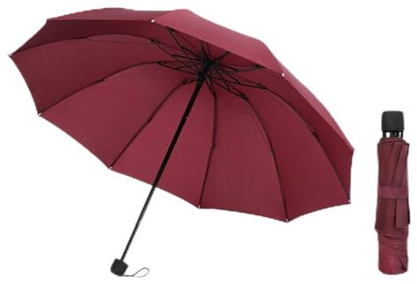 EKsma Taschenschirm 10 Rippen Kompakter Reiseschirm, Anti-UV-Beschichtung Taschenschirme(Purple)