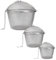 Ultraschall-Reinigungskörbe, 3 Stück Ultraschall-Teilereiniger, Ultraschall-Reinigungslösung Mesh-Teekugelsiebe, Mesh Tee-Ei für Teile Halten Reinigung Ball Ultraschallteile Reiniger