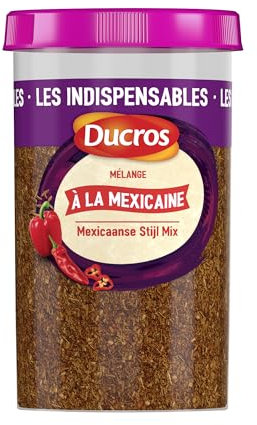 DUCROS - Mélange à la Mexicaine, Assaisonnement à base de poivron rouge, paprika et cumin 100 g