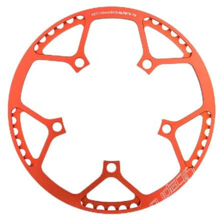 bnsggl Klappbare Fahrrad Kurbelgarnitur BMX 48/50/52/54/56/58 Zahn Stirnradgetriebe Negativ Einzelscheibe Vierkantloch Kurbel Kettenrad Kettenblatt