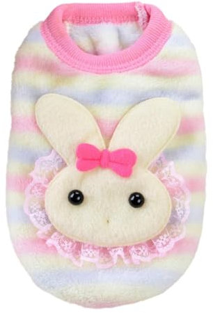 BOWTONG Dog Sweaters For Small Dogs Cute Puppy Teacup Chihuahua Dog Coat Clothes XXS Puppy Sma XXXS XS,Warm Size Flannel Outfit