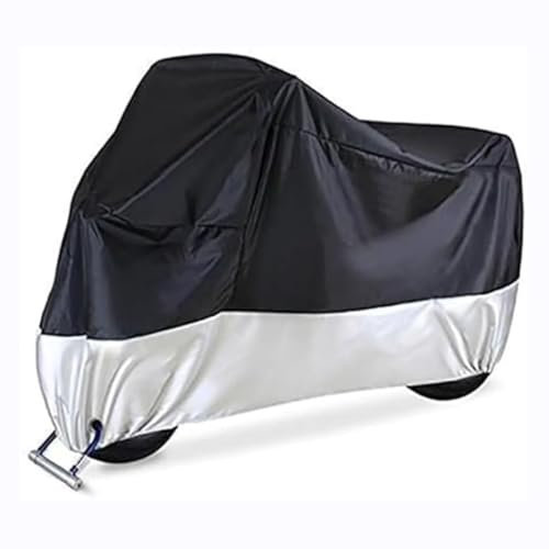 Rongliu Motorräder Abdeckungen für Yamaha Alba 110 2011, Outdoor Motorradabdeckung Wasserdicht Motorradplane Motorrad Schutzhülle Zubehör,XXL/245X105X125 cm