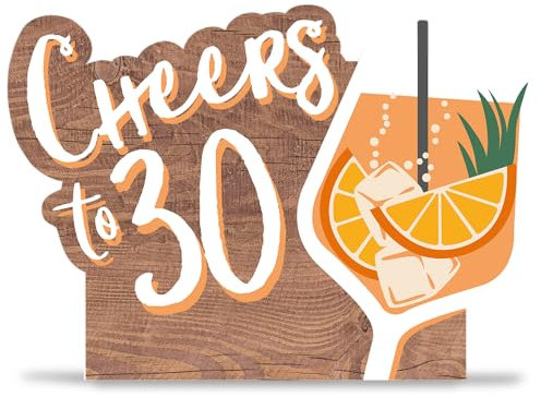 30 Geburtstag Frauen Holzkarte - Aperol - Cheers to 30 Geburtstagskarte | Geburstagskarte 30 Frau, Karte 30 Geburtstag Frau, Geburtstagskarte 30. Geburtstag Frau, 30. Geburtstag Frauen, 30 Geburtstag