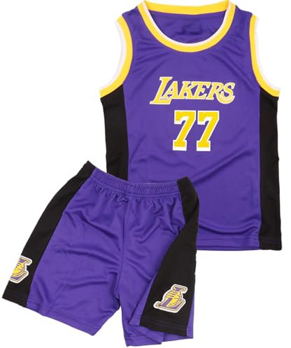 FUTERLY Basketball Trikot Kinder, 2 Stück Basketball Trikot Jungen, Basket-ball Jersey und Shorts, Basket-ball Kostüm Kinder, Basket ball Weste Geschenke,10-12 Jahre/XL