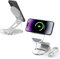 Minthouz Qi2 Magnetic Wireless Charger Foldable Stand,15W Fast Charging Station,2-in-1 Charger Stand for Magsafe,Magnetic Charger Dock for iPhone 16/15/14/13/12 Series,AirPods 4/3/Pro/Pro 2