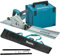Makita SP6000J2 Tauchsäge, 240 V, 165 mm, mit 1 x 1,5 m Führungsschiene + Koffer und Schienentasche
