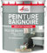 Peinture BAIGNOIRE LAVABO : Résine Salle de Bain pour Baignoire émail, acrylique et fonte - 2.5 kg (jusqu'à 8 m² en 2 couches) Ivoire Clair - RAL 1015 - ARCANE INDUSTRIES