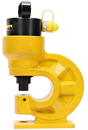 Jintaihua Perforadora hidráulica para chapa, perforadora, perforadora, perforadora, hidráulica, 31 agujeros, 3,1 mm, amarillo, industrial