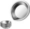 ABEST 12pcs Petit Plateau de Peinture Rond en Acier Inoxydable Plateau de Palette de mélange de Peinture,Convient pour Le mélange de Divers pigments,y Compris la Peinture pour aérographe