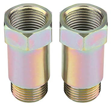 exhaust Lambdasonde Adapter, 1 Paar 45mm M18*1.5 O2 Sauerstoffsensor Extender Auspuffanlage Lambdasonde Eliminator Extender Adapter Ersatz Zubehörteil