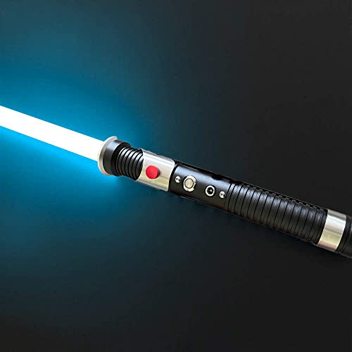 ZNLVZSH Lightsaber, Rgb 16 Colors16 Mode Sound Flash On Clash Smooth Swing Force Fx Star Dueling Light Sabers,metal Handle,for Jedi Sith Luke Darth Maul Aldult Teenager Fans /32inch