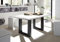 58 aufm Kessel Esszimmertisch Eila 8 200 x 100 x 75 Esstisch Schwarzstahl/Weiß Matt Lack 13386-200
