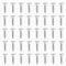 EMSea 50PCS Electric Guitar Pickguard Screws Electric Bass Scratchplate Mounting Screws Guitar Bass Parts Musical Instruments Accessories M3x12mm Silver