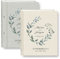 Stammbuch der Familie personalisiert Greenery grau o. beige A5 ca. 18 x 23 cm Familienstammbuch Blüten Ranke grün Stammbücher Handarbeit