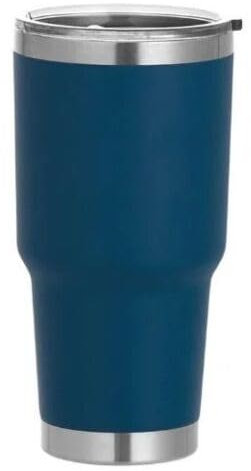 BUKLAN 30oz Insulated Tumbler Cup with Straw and Lid - Large Travel Mug with Handle, Perfect for On-The-Go - Durable Travel Tumbler with Straw and Lid for Hot and Cold Drinks