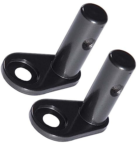 BESPORTBLE Connecteur De Remorque Vélo 2 Pièces en Acier Fixe Attelage De Remorque Adaptateur Robustes Accessoires De Fixation pour Poussette Bébé Et Animaux Usage Extérieur