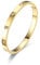RIXERKOC 18k Gold plattiert Liebe Freundschaft Armband mit kubischen Zirkonia Steinen Armreif für Frauen Männer Edelstahl Armband für Liebe Paar Schmuck Armreif Geschenke (50 * 60mm, Gold)
