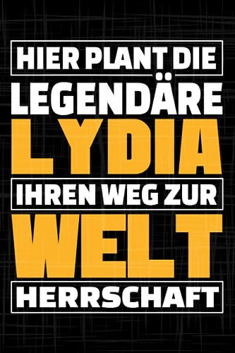 Lydia: Personalisierter Kalender & Planer 2024 / Vorname Lydia / 156 Seiten / Softcover / A5