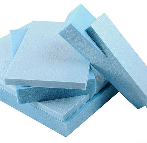 Paneles de espuma de alta densidad de 30 x 10 x 5 cm, tablero de espuma para modelado, construcción, manualidades, modelado, escultura, bricolaje para manualidades (10 piezas)