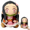 Demon Slayer Kuscheltier Nezuko Plüschtier, 20cm Demon Slayer Cosplay Kuscheltier Nezuko Kamado Cosplay Plüsch, Anime Plush Figuren, für Kinder Fan Plüschtier Geburtstag Weihnachten Geschenk Spielzeug