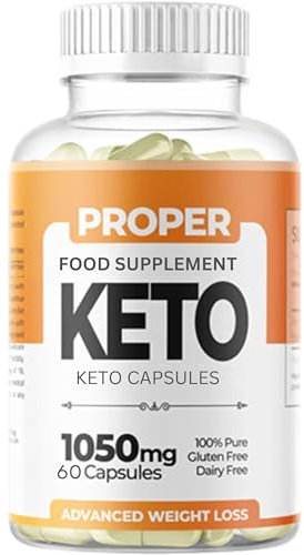 Proper Keto - Advanced Weight Management Keto 60 Capsules [ 1 Bottle ]