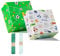 6 Blatt Geschenkpapier Fussball, Geschenkpapier Geburtstag 70 x 50 cm Geschenkpapier Kinder, Fußball Geschenkpapier und Band, Football Wrapping Paper, für Kinder, Jungen, Mädchen