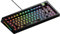 Glorious Gaming GMMK 3 PRO Barebones: keyboard with knob, personalized aluminum case, gasket system, keyboard 75% hot swap, sound absorbing foam, aluminum reader, ANSI - Black
