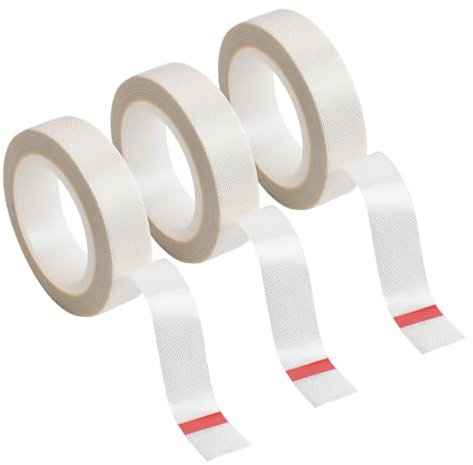 INCREWAY 33Feet 3 Rolls Low Friction Tapes Strong Teflon Tape Drawer Slide Tape Thickened Drawer Tape Slide Friction Resistant Glide Tape, for Drawers, Curtains