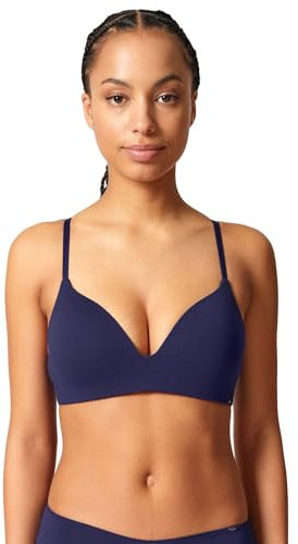 Skiny Triangel Schalen BH ohne Bügel Classicotton 081992 Gr. 80C in Fading Night