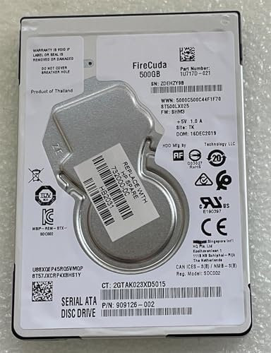 Pour Seagate 732000-001 ST500LX025 Disque dur hybride SATA SSHD 500 Go 500 Go 2,5 732000-001 732000-002 732000-003 732000-004 732000-004 005 9 09126-002