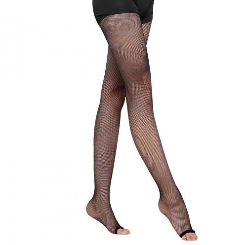 Amexo Medias Rejilla Mujer, Medias Mujer Sexy Malla Medias Malla Pantimedias Elástico Medias de Rejilla Negras de Cintura Alta para Mujer