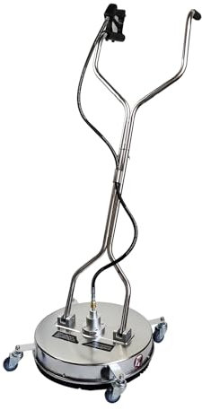 Profi Bodenreiniger Hochdruckreiniger FläChenreiniger Terrassenreiniger BodenwäScher für die Reinigung von hartnäckigen Flecken auf großen Flächen wie Einfahrten Terrassen Decks und Gehwegen 4000PSI