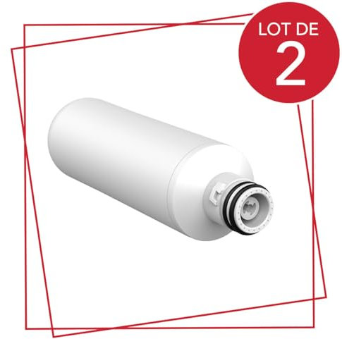 SOS Accessoire Side by Side Wasserfilter für LG AGF80300704 ADQ74793514 Kühlschrank, Gefrierschrank, 2 Stück