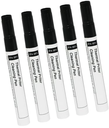 5 Stück Druckkopf-Reinigungsstifte, tragbare Thermodruckerkopf-Reinigungsstifte