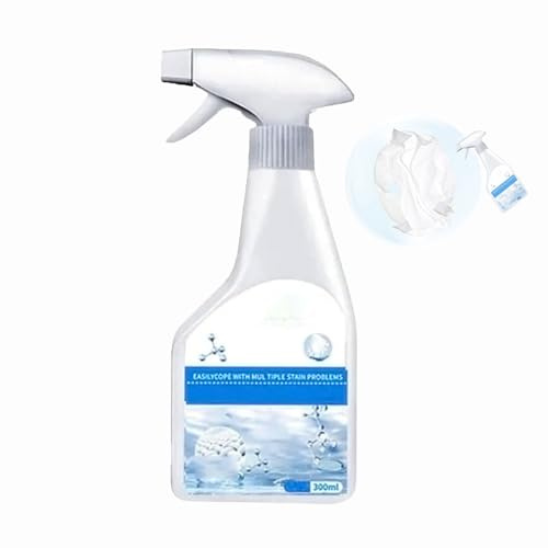Fleckenentferner Kleidung Spray,Home Fleckenentferner,Multi Removal Hartnäckige Flecken,Frischer Duft,für Kleidung Fett,Chili Öl,Schweiß Makeup Kaffee Fleck 300ml (1PC)