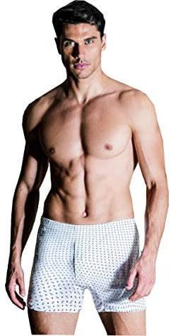 NOTTINGHAM 6 Boxer Uomo Cotone Art. BX665 col. Foto Mis. A Scelta (9, Fondo Bianco)