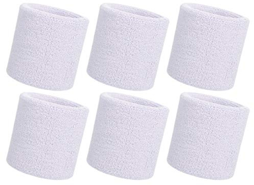 HANERDUN Schweißband Handgelenk schweissband Absorbierende Schweißbänder | Schweißband Handgelenk, Schweissband, Schweißbänder Arm, Frottee Wristband, Herren Damen, Sport Laufen Fahrrad Joggen Tennis