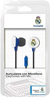 Seva Import Real Madrid Auricular Botón, Blanco, S