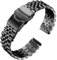 BINLUN Bracelets de Montres en Acier Inoxydable 18mm 20mm 22mm 24mm 26mm Bracelet Montre Metal Remplacement pour Homme et Femme avec 26 Couleurs - Or, Argent, Noir, Or Rose, Deux Tons