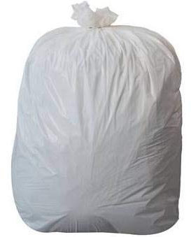 Uk Store 50x Large White Strong Refuse Rubbish Waste Recycling Dustbin Bin Bags 18 x 29 x 39 (140g)