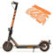 Aufkleber-Set (30-teilig) Sticker-Set auf 35x24cm Bogen geeignet für Doc-Green ESA 5000 1919 Xiaomi M365 E-Scooter (Orange Reflektierend)