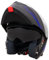 Zorax Matt Black/Blue M (57-58cm) ZOR-838 Double Visor Modular Flip up front Motorcycle Motorbike Helmet ECE 2206 Approved